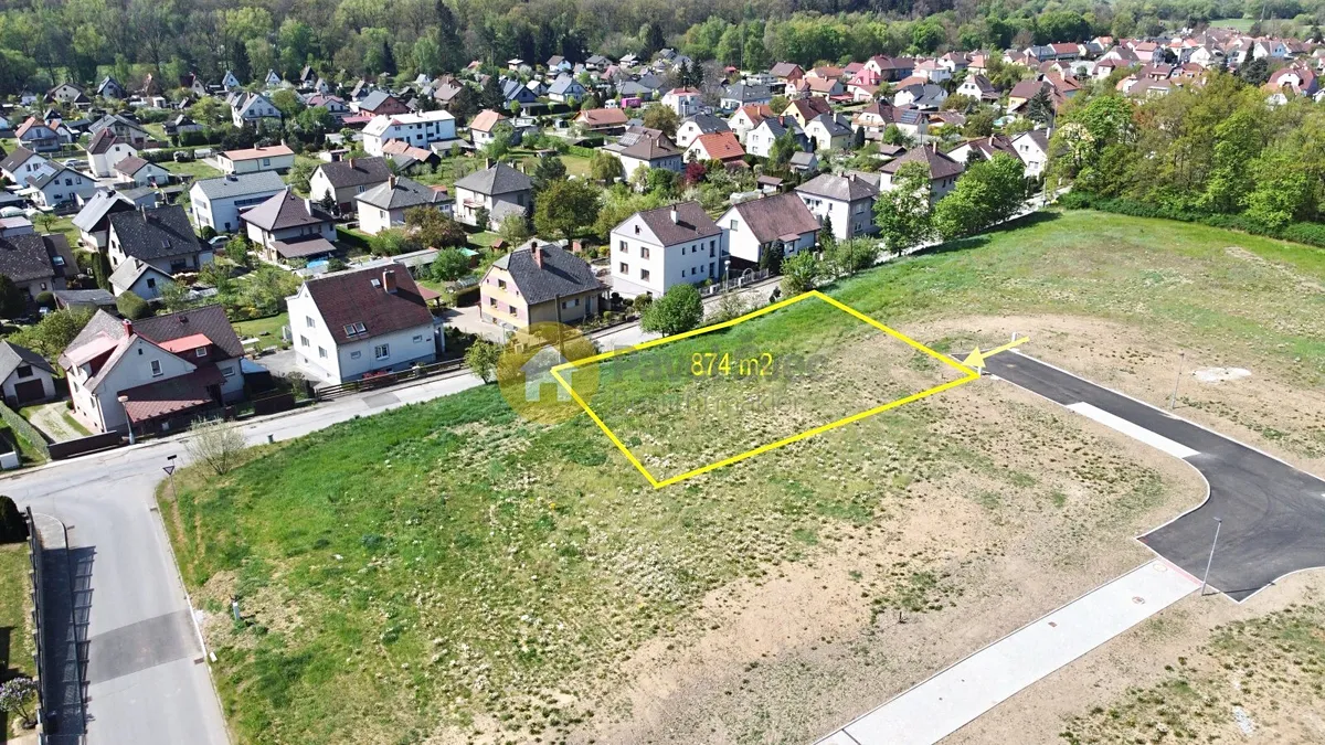 Prodej stavebního pozemku 874 m²